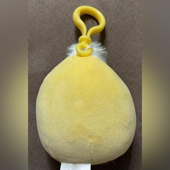Kellytoy Triston the Chick Squishmallow Clip-on Backpack Clip Stuffed Plush Toy - Picture 8 of 15
